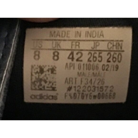 ADIDAS- SLIP-ON BLUE SIZE 8 - Picture 7 of 7